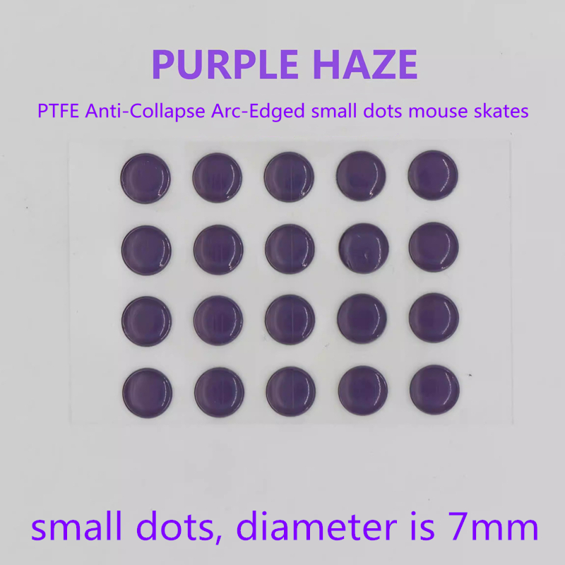 Tradescantia Purple - Piedini per Mouse in PTFE Anti-Collapse