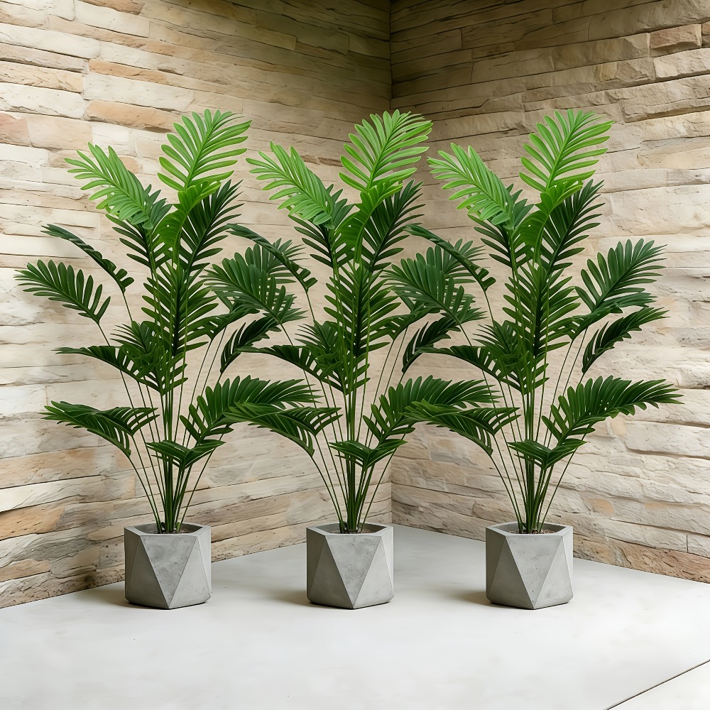 Ficus Lyrata Tree - 1 Pezzo Grande Palma Artificiale 65-128CM,